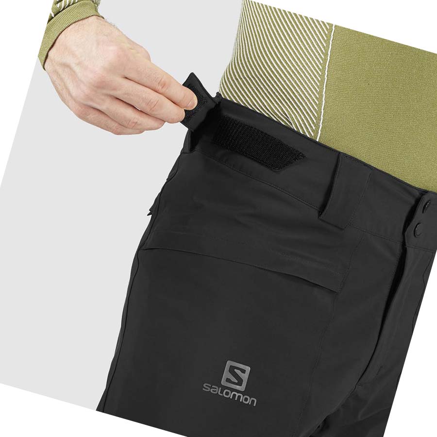 Pantalones De Esquí Salomon BRILLIANT Hombre Negros | MX 3142ZUT